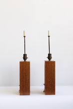 Load image into Gallery viewer, 1950&#39;s Handmade Block Lamps
