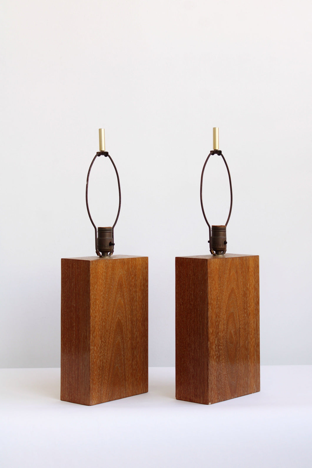 1950's Handmade Block Lamps