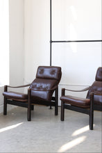 Load image into Gallery viewer, Søren Nissen &amp; Ebbe Gehl Leather Lounge Chair
