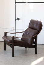 Load image into Gallery viewer, Søren Nissen &amp; Ebbe Gehl Leather Lounge Chair
