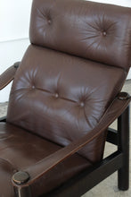 Load image into Gallery viewer, Søren Nissen &amp; Ebbe Gehl Leather Lounge Chair
