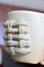 Load image into Gallery viewer, Handmade Ceramic Lattice Mug
