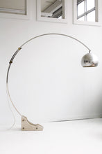 Load image into Gallery viewer, Swedish Travertine Arc Floor Lamp By Garali
