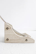 Load image into Gallery viewer, Swedish Travertine Arc Floor Lamp By Garali
