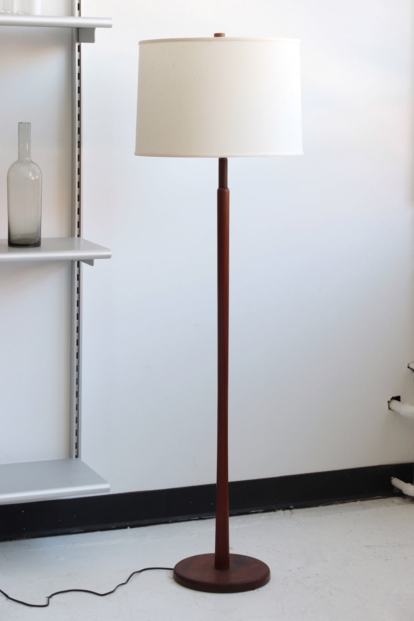 Mid Century Modern Teak Floor Lamp – In The Comfort Of