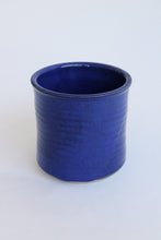 Load image into Gallery viewer, Small Cobalt Studio Pottery Vessel
