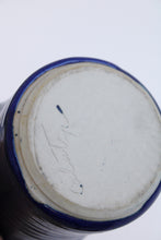 Load image into Gallery viewer, Small Cobalt Studio Pottery Vessel
