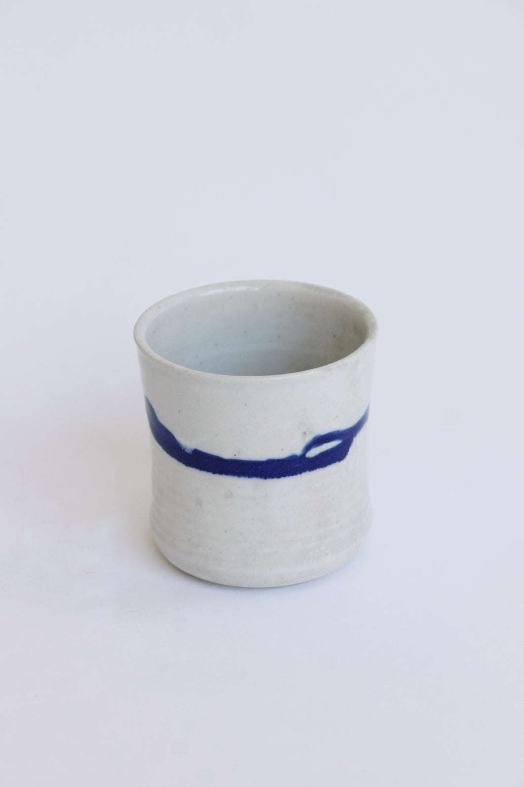Mini White Studio Pottery Vessel
