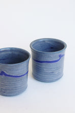 Load image into Gallery viewer, Mini Blue Studio Pottery Vessel
