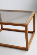 Load image into Gallery viewer, Rectangle Oak &amp; Smoked Glass Coffee Table
