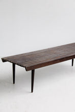 Load image into Gallery viewer, Mid Century Slatted Bench
