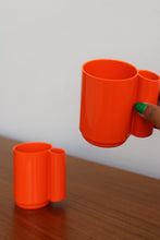 Load image into Gallery viewer, Orange Plastic Mugs
