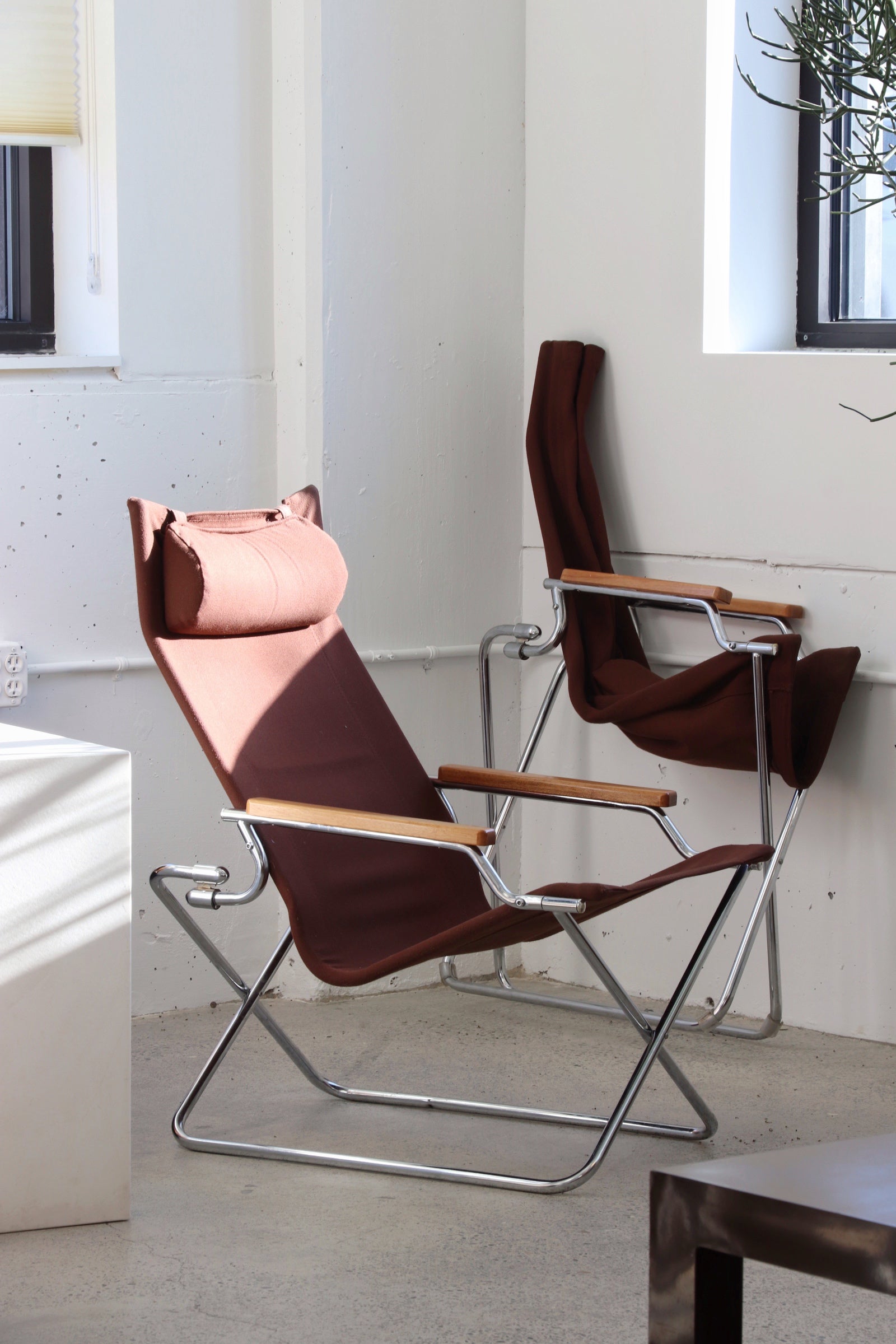 Vintage Folding Chair / フォールディングチェア｜レザー Uchida 'Z