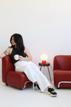 Load image into Gallery viewer, Petite Chubby Red Lounge Chairs
