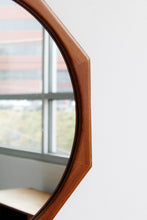 Load image into Gallery viewer, Handmade Teak Octagon Mirror
