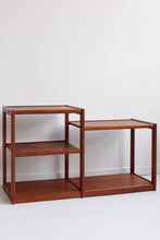 Load image into Gallery viewer, Mid Century Tiered Teak Shelf
