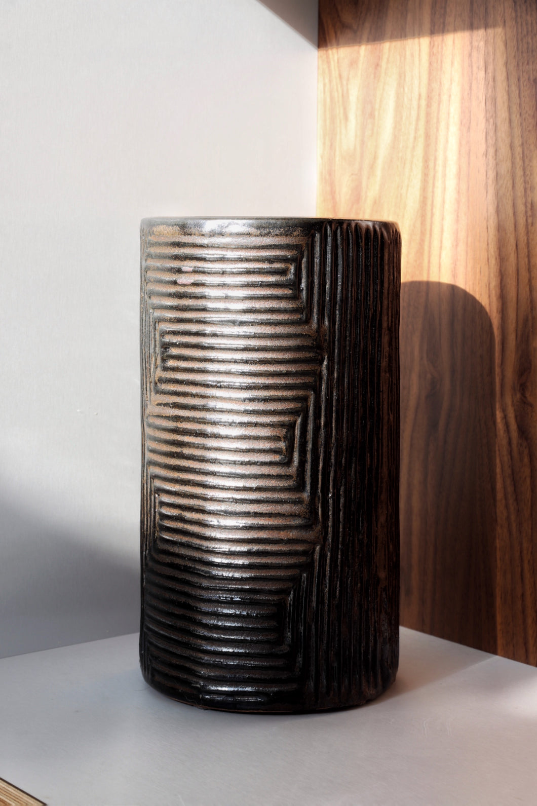 Brutalist Style Handmade Vase