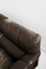 Load image into Gallery viewer, Leather Mid Century Loveseat
