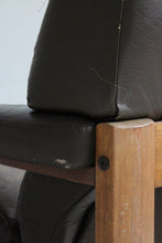 Load image into Gallery viewer, Leather Mid Century Loveseat
