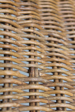Load image into Gallery viewer, Mid Century Wicker &amp; Iron Hoop Chair
