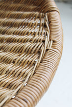 Load image into Gallery viewer, Mid Century Wicker &amp; Iron Hoop Chair
