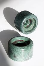 Load image into Gallery viewer, Green Marble Candle Holder - Pair
