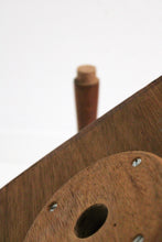 Load image into Gallery viewer, Handmade Wood Swivel Side Table
