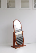 Load image into Gallery viewer, Mid Century Modern Teak Standing Mirror
