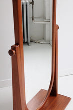 Load image into Gallery viewer, Mid Century Modern Teak Standing Mirror
