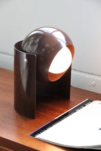Load image into Gallery viewer, Brown Space Age Eyeball Lamp
