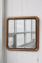 Load image into Gallery viewer, 1970&#39;s Square Oak Mirror
