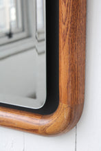 Load image into Gallery viewer, 1970&#39;s Square Oak Mirror
