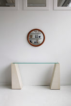 Load image into Gallery viewer, Plaster &amp; Glass Console Table
