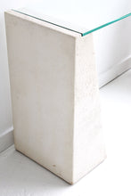 Load image into Gallery viewer, Plaster &amp; Glass Console Table
