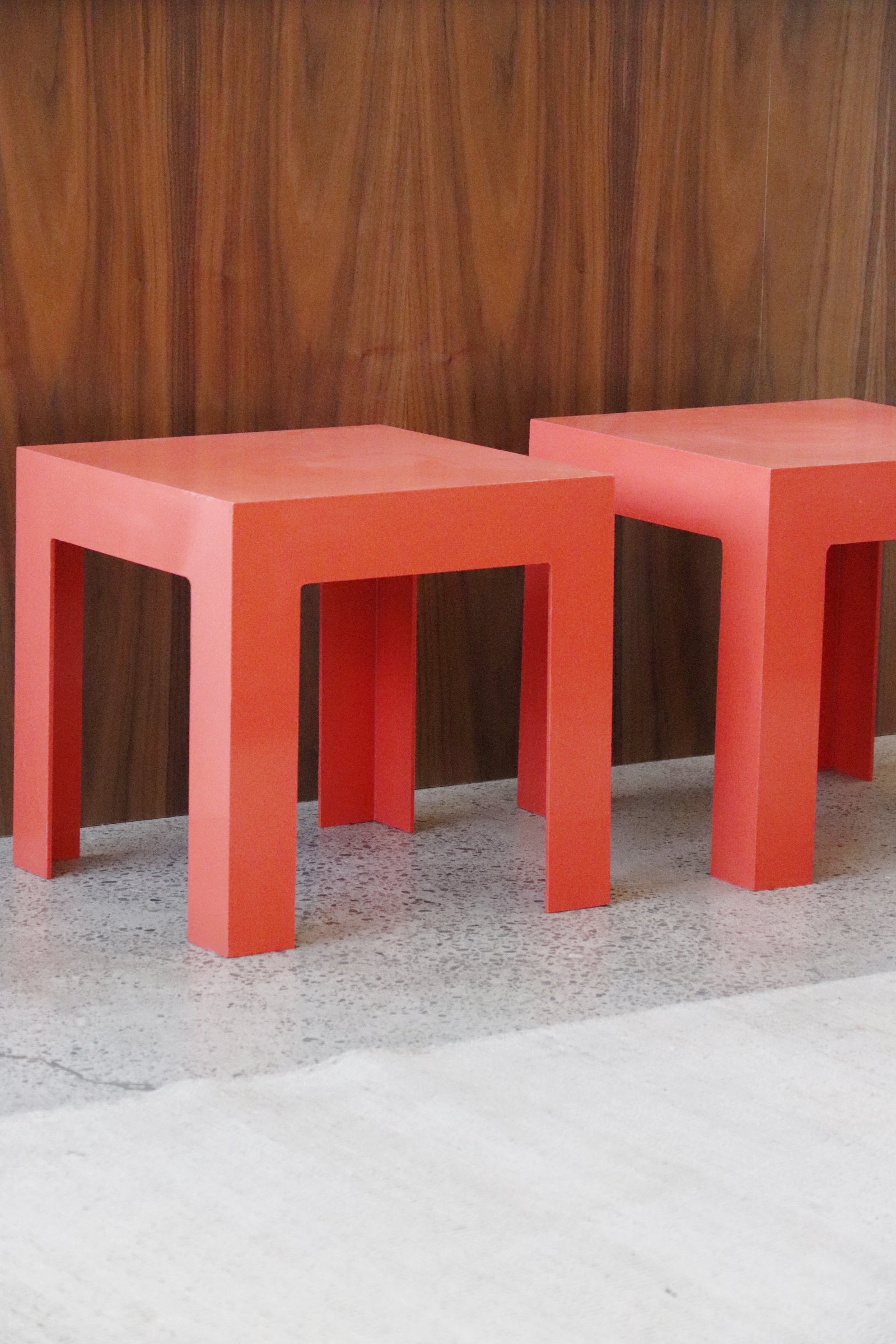 Plastic Stack Table Salmon Parsons Plastic Stacking Tables – In The Comfort Of