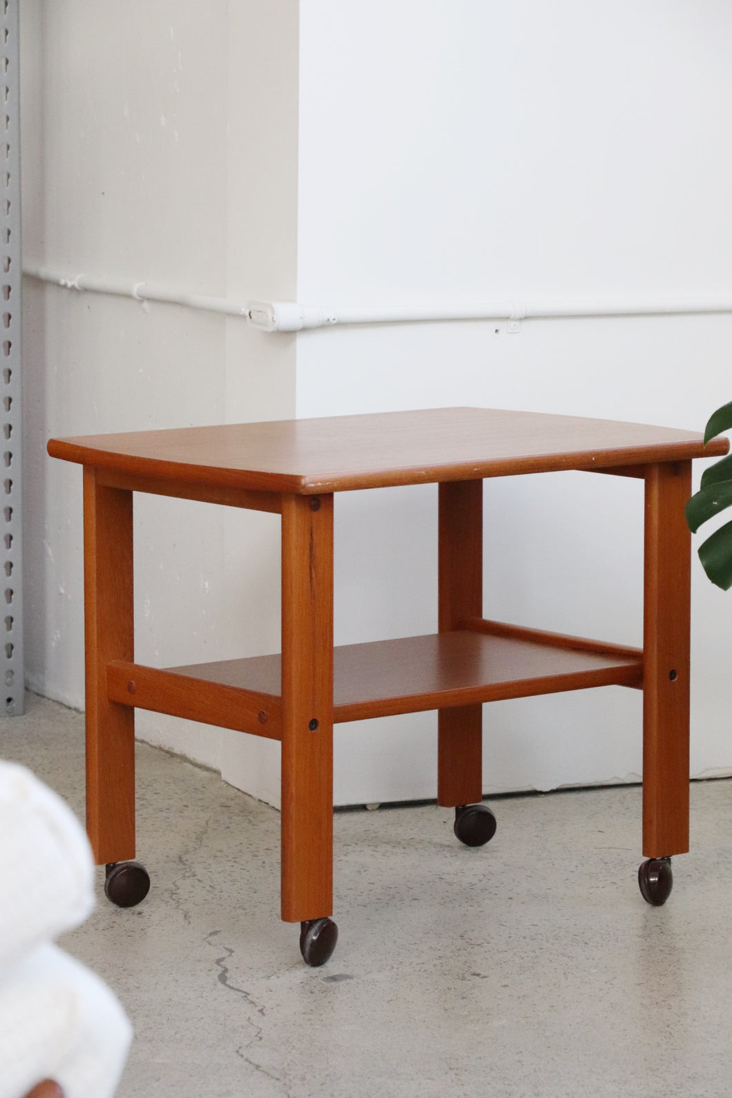 Small Danish Teak Cart