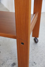 Load image into Gallery viewer, Small Danish Teak Cart
