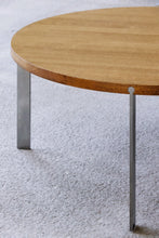 Load image into Gallery viewer, Danish Modern Oak &amp; Aluminum Coffee Table
