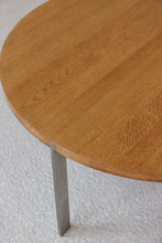 Load image into Gallery viewer, Danish Modern Oak &amp; Aluminum Coffee Table
