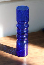 Load image into Gallery viewer, Mid Century Blue Hourglass Vase
