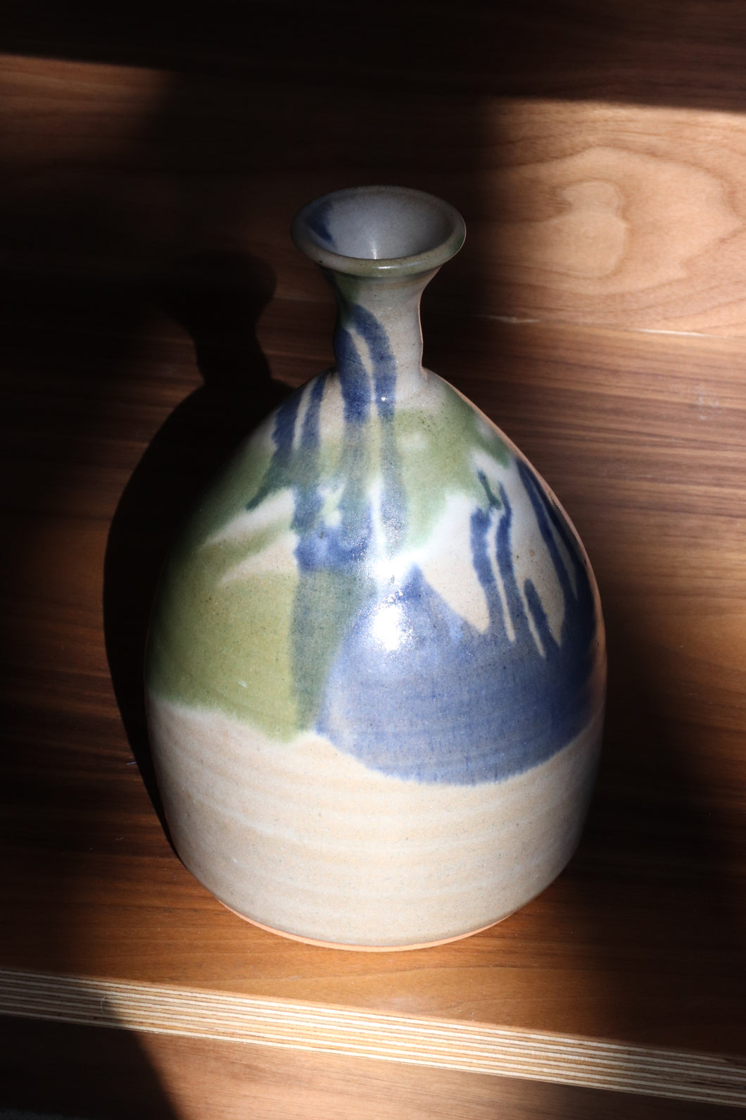 Blue / Green Ceramic Weedpot