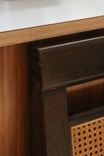 Load image into Gallery viewer, Mid Century Cane Folding Chairs - Pair
