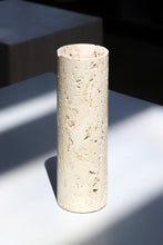 Load image into Gallery viewer, Travertine Cylinder Vase

