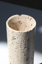 Load image into Gallery viewer, Travertine Cylinder Vase
