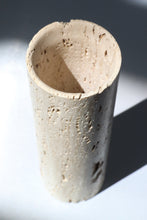 Load image into Gallery viewer, Travertine Cylinder Vase
