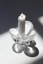 Load image into Gallery viewer, Glass Flower Candle Holder
