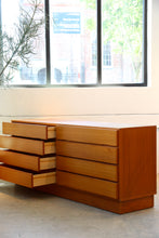 Load image into Gallery viewer, Teak Lowboy Dresser
