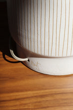 Load image into Gallery viewer, Large Martz Ceramic &amp; Walnut Lamp By Marshall Studios
