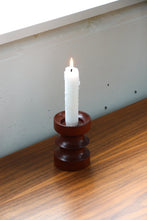 Load image into Gallery viewer, Wood Turned Candle Holder
