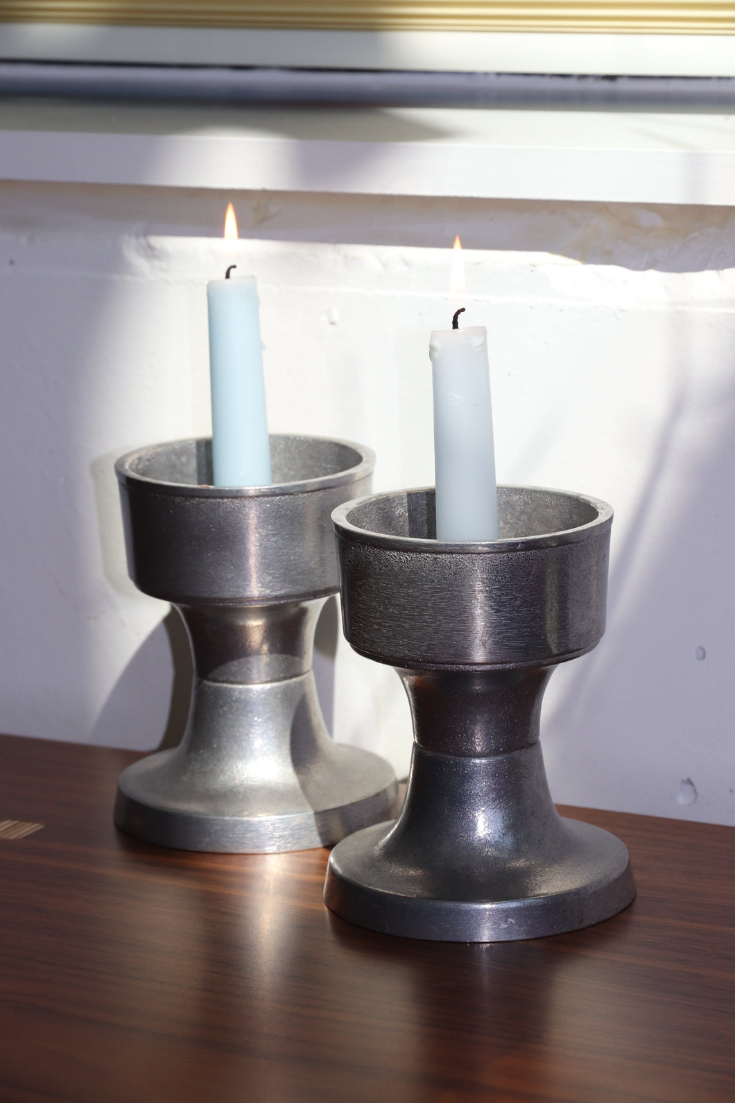 Wilton Pewter Candlestick Holders
